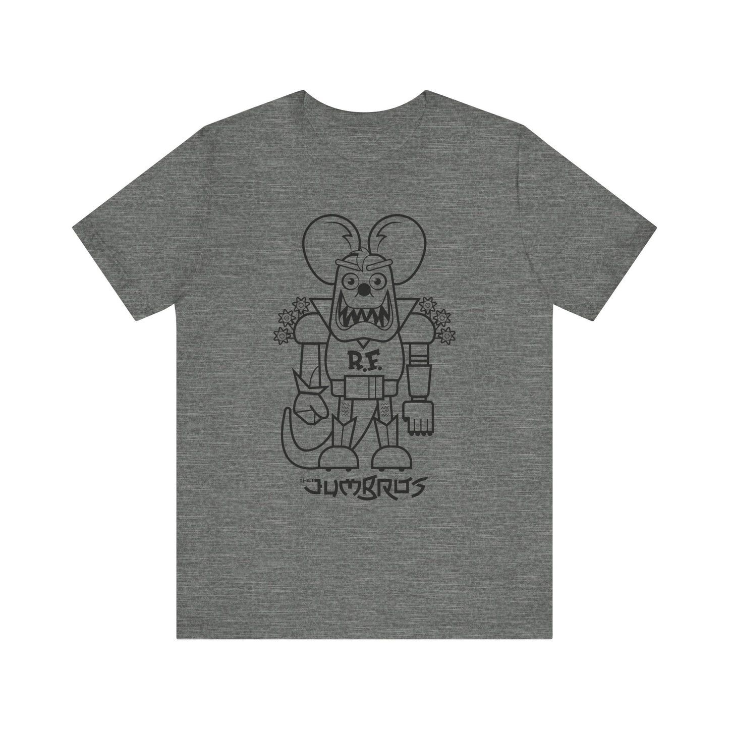 Funny Vintage Robot Giant Rat Tee