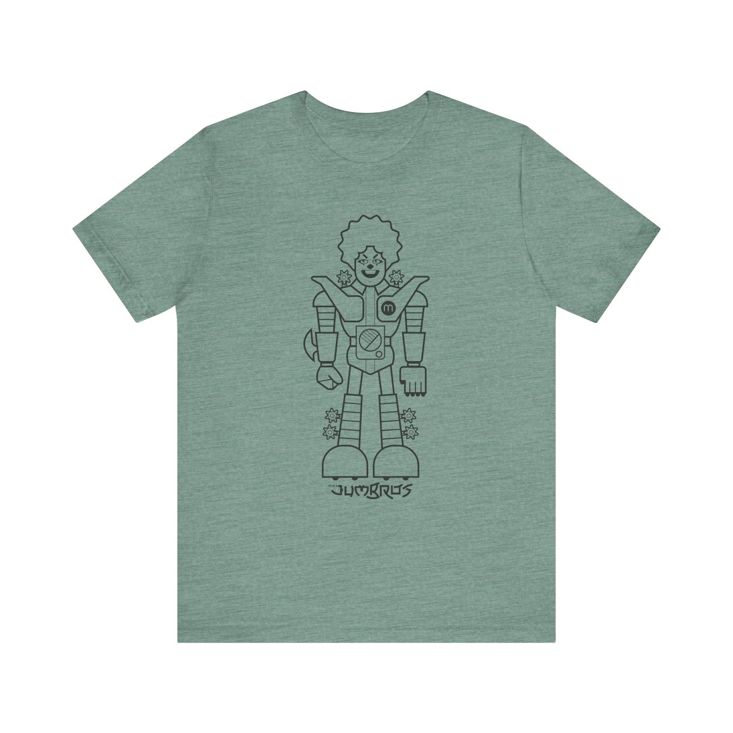 Funny Clown Robot Warrior Unisex Tee