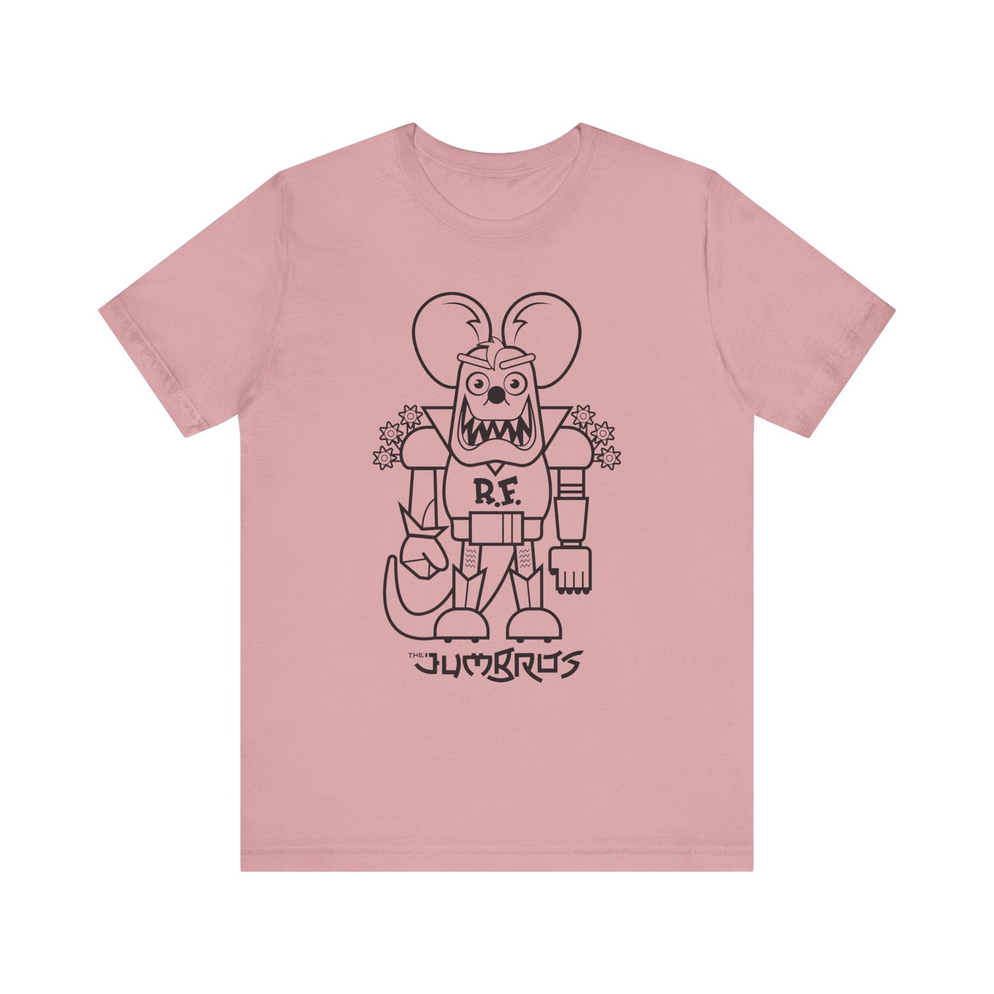 Funny Vintage Robot Giant Rat Tee