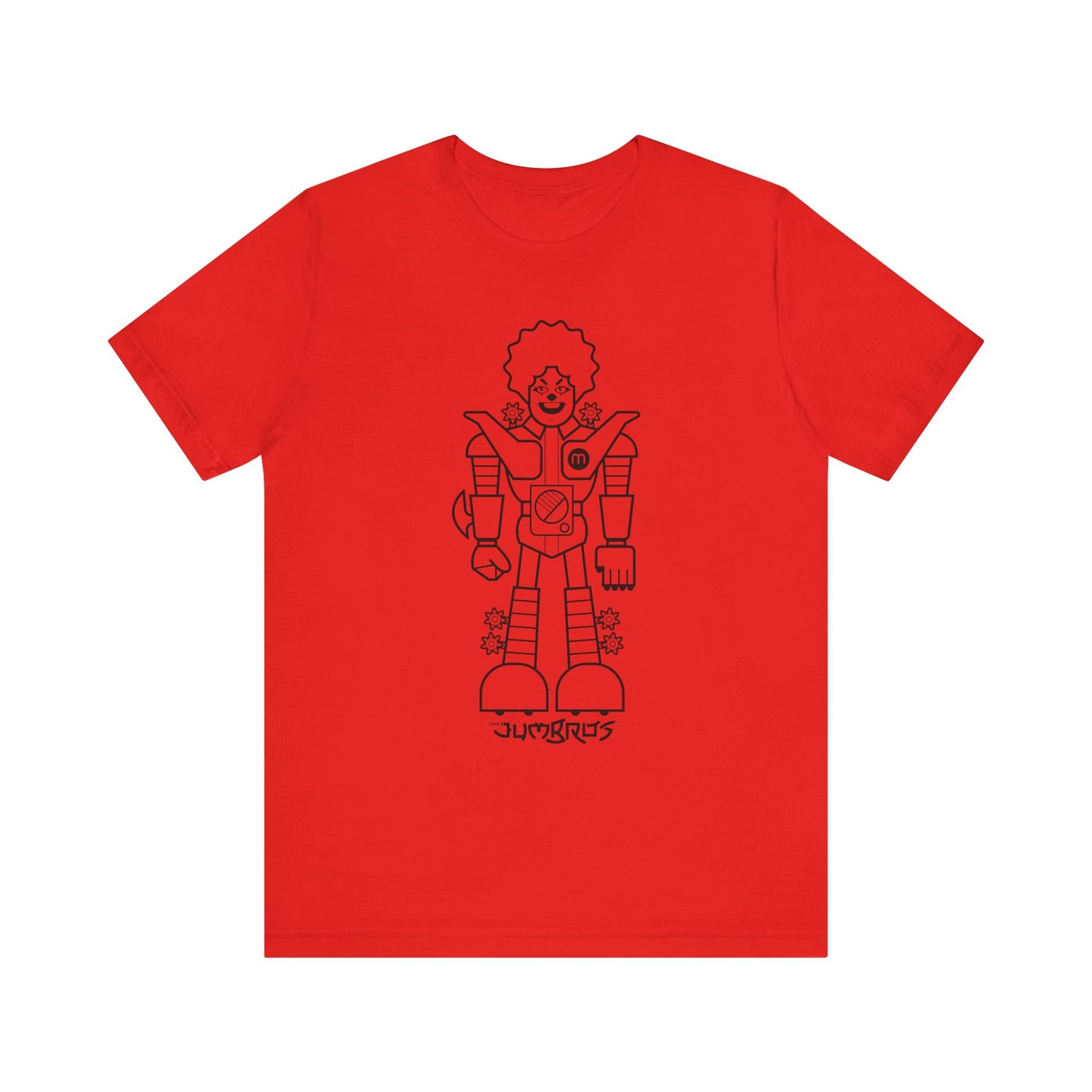 Funny Clown Robot Warrior Unisex Tee