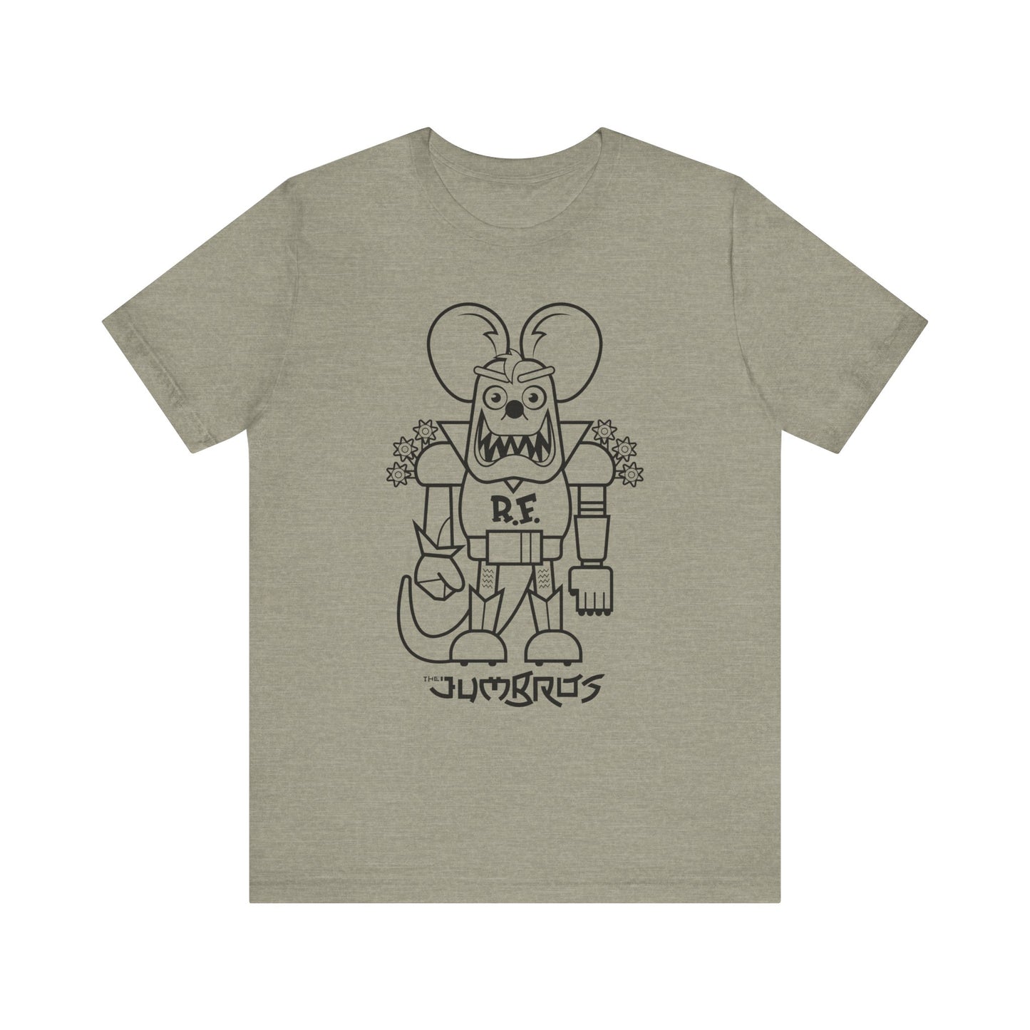 Funny Vintage Robot Giant Rat Tee