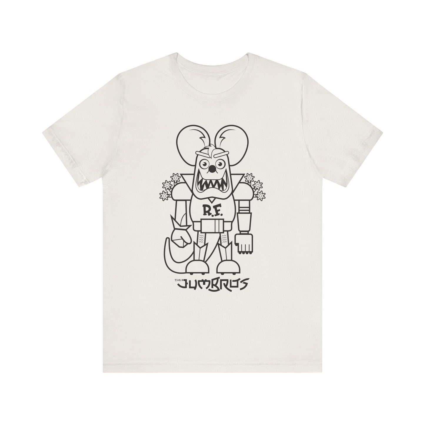 Funny Vintage Robot Giant Rat Tee
