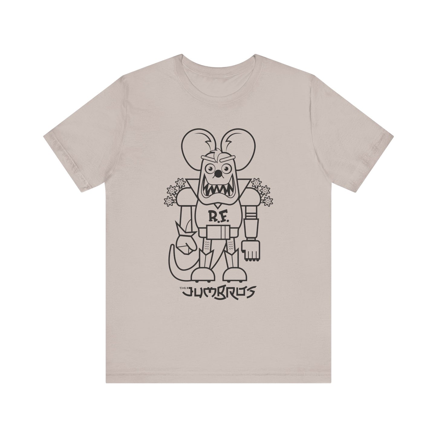 Funny Vintage Robot Giant Rat Tee