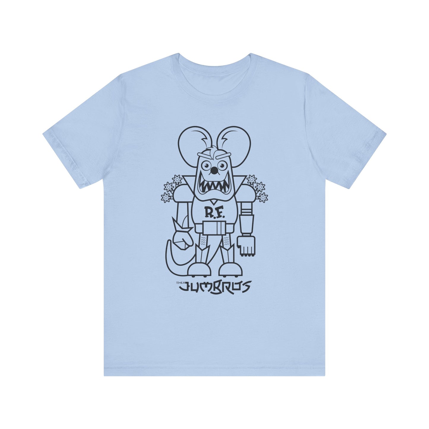 Funny Vintage Robot Giant Rat Tee