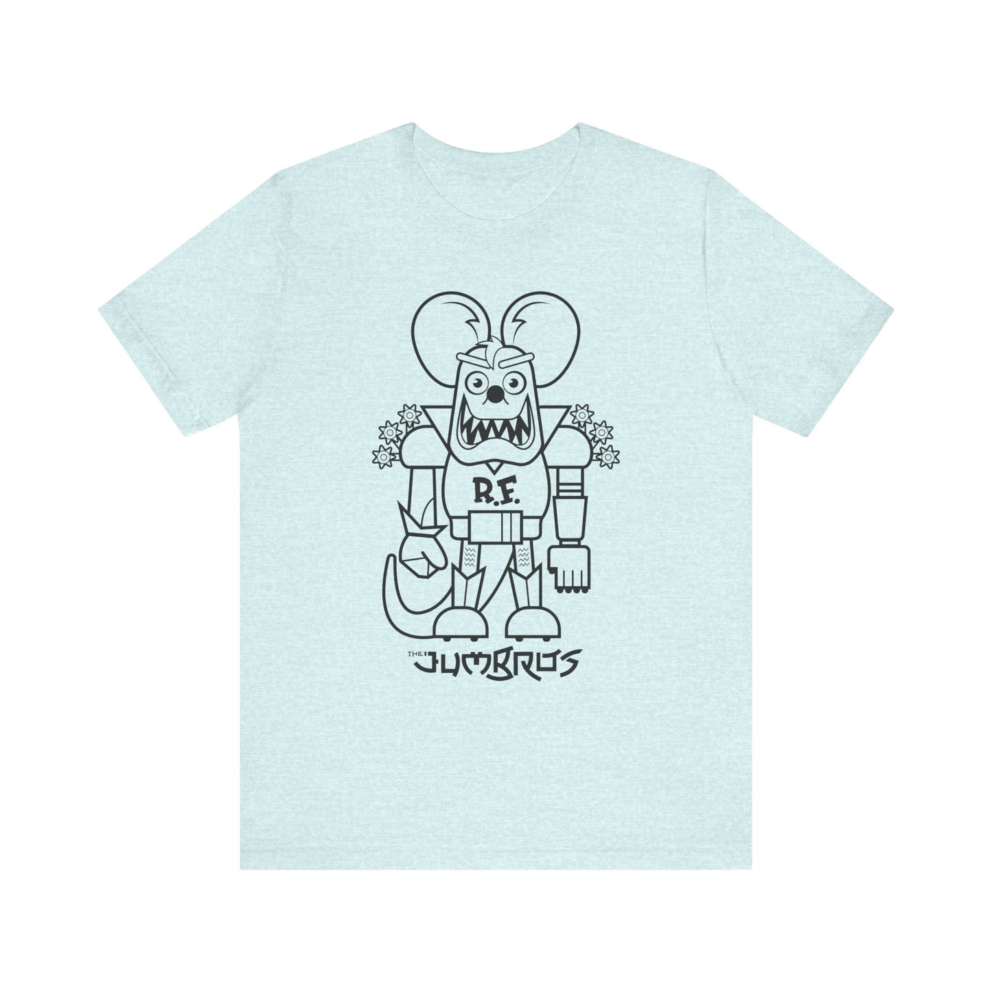 Funny Vintage Robot Giant Rat Tee