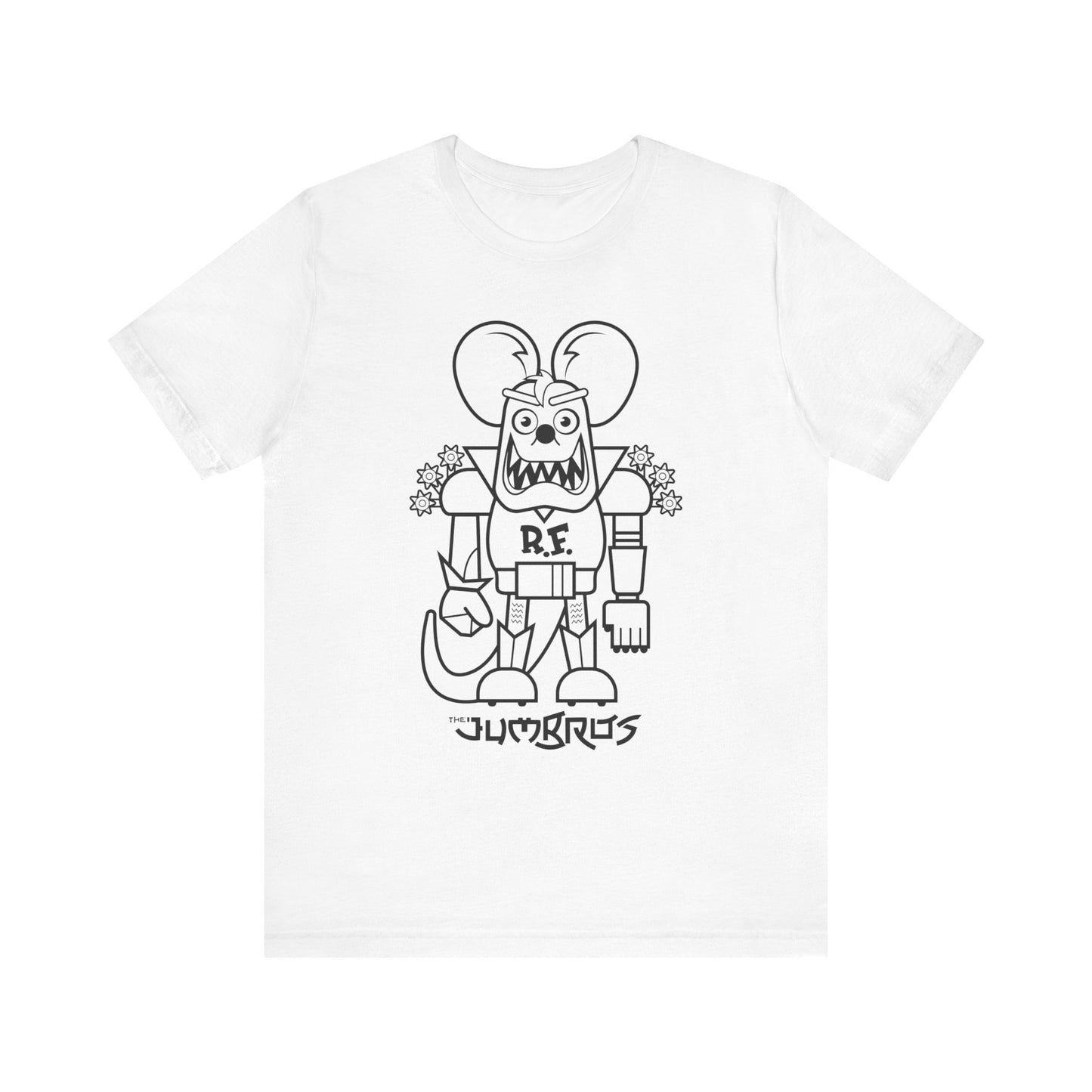 Funny Vintage Robot Giant Rat Tee
