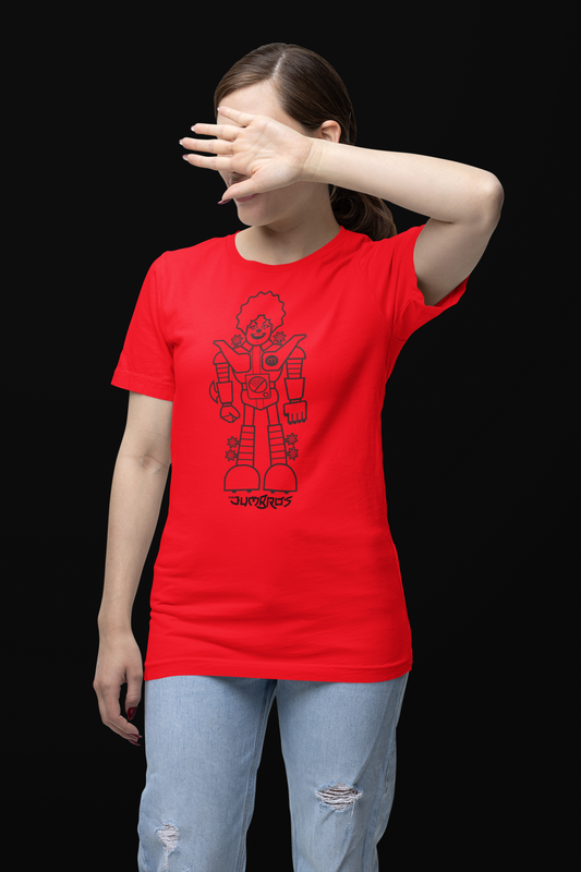 Funny Clown Robot Warrior Unisex Tee